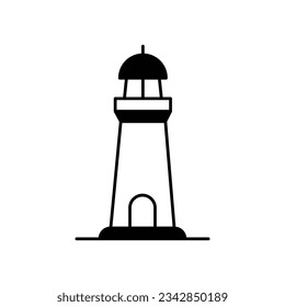 Observatory tower vector icon which can easily modify or edit

