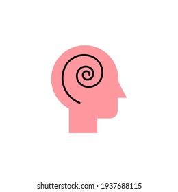 obsession icon vector illustration. modern icon colored style. isolated on white background