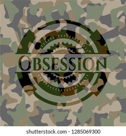 Obsession on camouflage texture