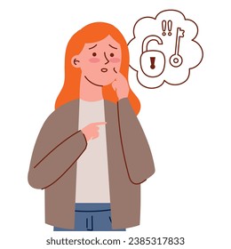 ilustración del concepto de trastorno obsesivo compulsivo