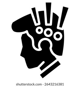 Obsessive Compulsive Disorder Icon Element For Design