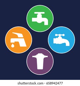 Obsolete icons set. set of 4 obsolete filled icons such as
