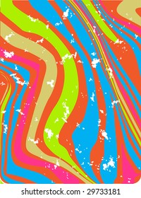 obsolete vector design of bended stripes