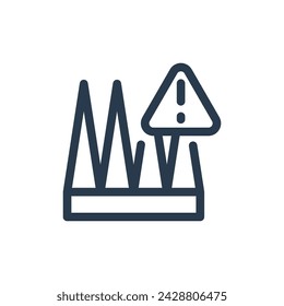 Obstacle Course Vector Illustration for Game Asset