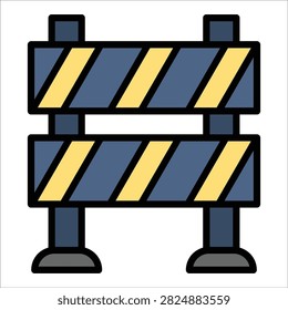 Obstacle Icon Element For Design