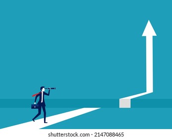 Obstáculos y desafíos en los negocios. concepto de riesgo