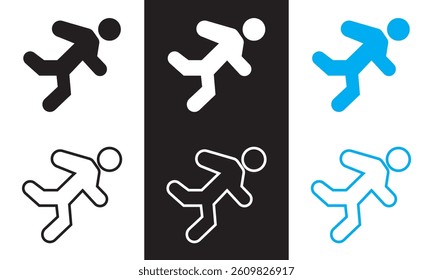 Obstacles icon.   Vector illustration. isolated on white and black background. EPS 10