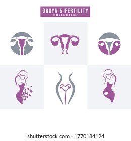 obstetric or gynecological care is perfect for professional and iconic logo for related business