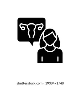 Obstetrician gynecologist color line icon. Outline pictogram for web page, mobile app, promo.