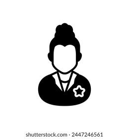 Obstetrician icon in vector. Logotype
