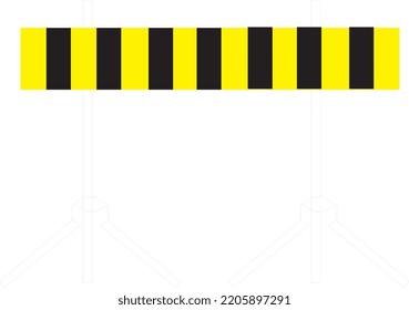 Obstruction Hazard Marker Sign - Road End Sign