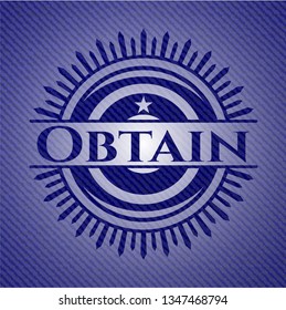 Obtain denim background