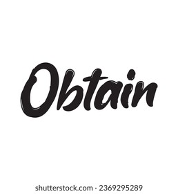 obtain text on white background.
