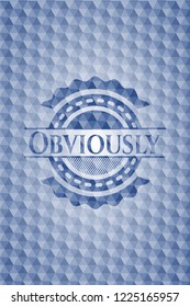 Obviously blue hexagon emblem.