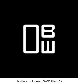OBW letter logo creative design with vector graphic, OBW simple and modern logo. OBW luxurious alphabet design  