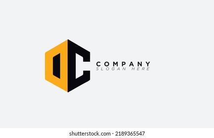 OC Alphabet letters Initials Monogram logo 