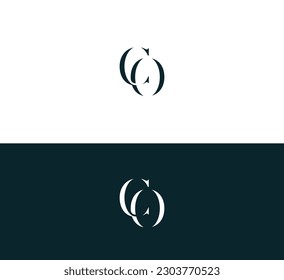 OC, CO Letter logo design template vector