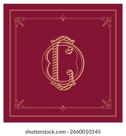 OC, CO, logotipo OC, Letra OC, Monograma OC, Logotipo para Casamento, monograma para Casamento, Monograma de Casamento, Logotipo de Casamento, Design de Logotipo, Monograma Vintage