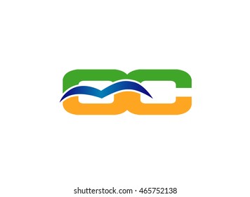 OC initial company group logo
