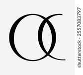 oc Initial Letter Logo Symbol