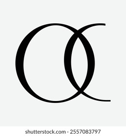 oc Initial Letter Logo Symbol