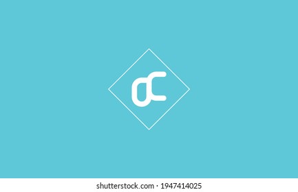 OC Letter Logo Design With Simple style