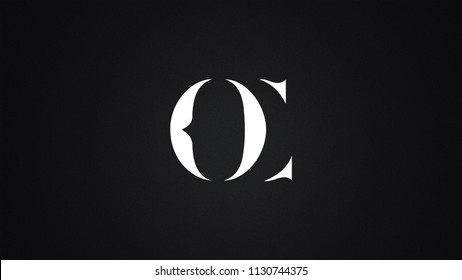 OC Letter  logo Design Template Vector