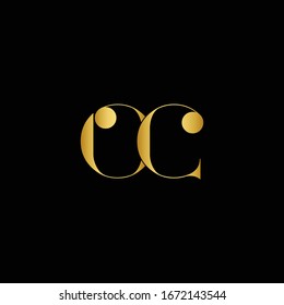 Vector de plantilla de diseño del logotipo de la letra OC
