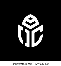 OC monogram logo with a cypress shape luxury style design template