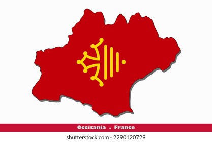 Occitania Flag - Region of France