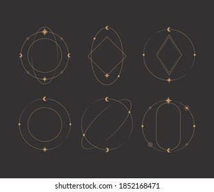 Occult Beauty Logo Frame Design