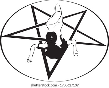 occult ritual of the pentagram the black circle girl