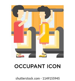 Occupant icon vector isolated on white background for your web and mobile app design, Occupant logo concept