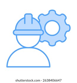 Occupation Blue Icon Element For Design