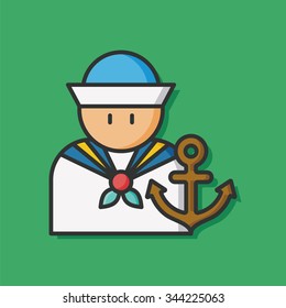 occupation character sailor icon