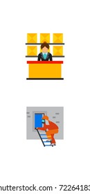 Occupation icon set
