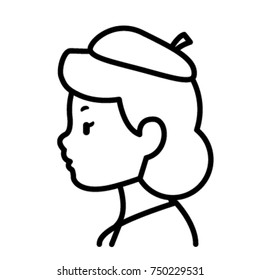 Occupation Icon with White Background. Illustrator