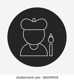 Occupation line icon