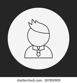 Occupation line icon