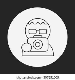 Occupation line icon