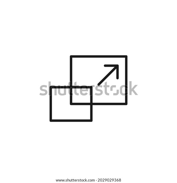 Occupation and profession
concept. High quality outline symbol for web design or mobile app.
Line icon of scale sign in graphic editor on isolated white
background 