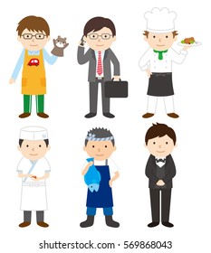 Occupation set man 01