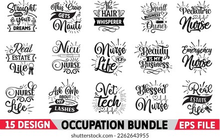 Occupation Svg Bundle , Occupation Svg design