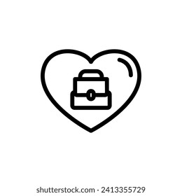 occupational health icon or logo design isolated sign symbol vector illustration - high quality line style vector icon suitable for designers, web developers, displays and websites