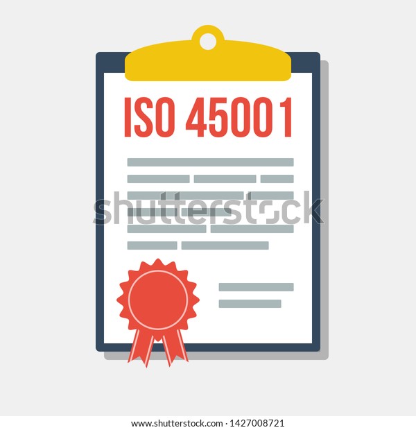 Occupational Health Safety Management System Certificate Stock