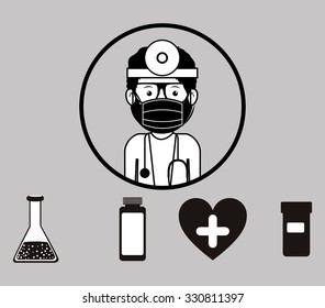 occupational medicine design, vector illustration eps10 graphic 