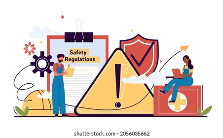 Occupational safety and health administration concept