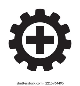 Occupational Safety And Health Icon Illustration. SAFETY FIRST Logo In Flat Style. Used For Industrial Business.