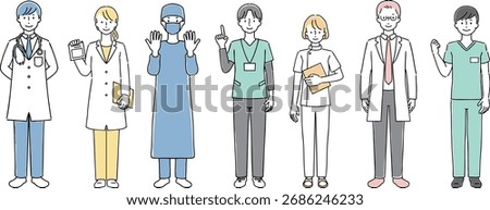 Occupational therapists, physical therapists, speech-language-hearing therapists, nurses, doctors