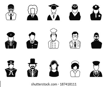 Occupations, Avatars ,User Icons set